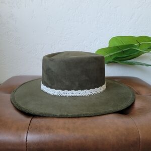 Green Suede Hat